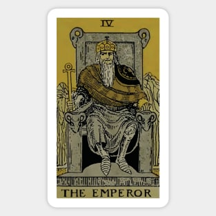 The Emperor Tarot Card Sticker